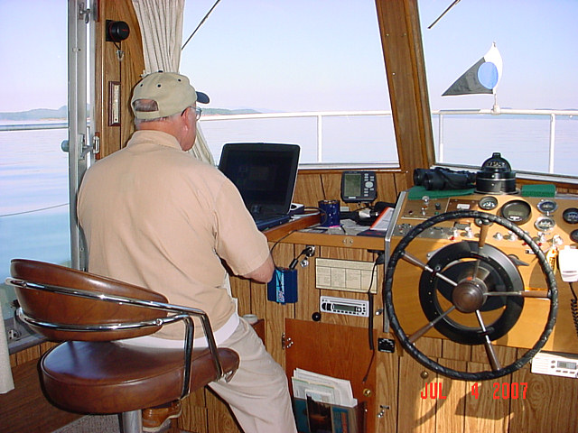 Navigating by Notebook Computer